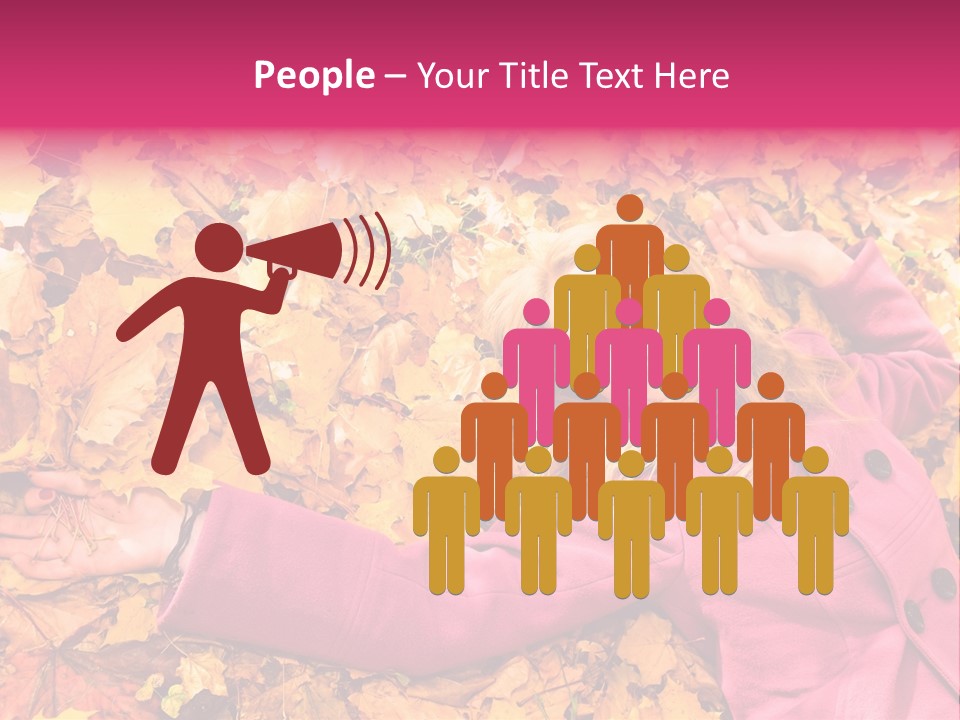 Girl Ground Closeup PowerPoint Template