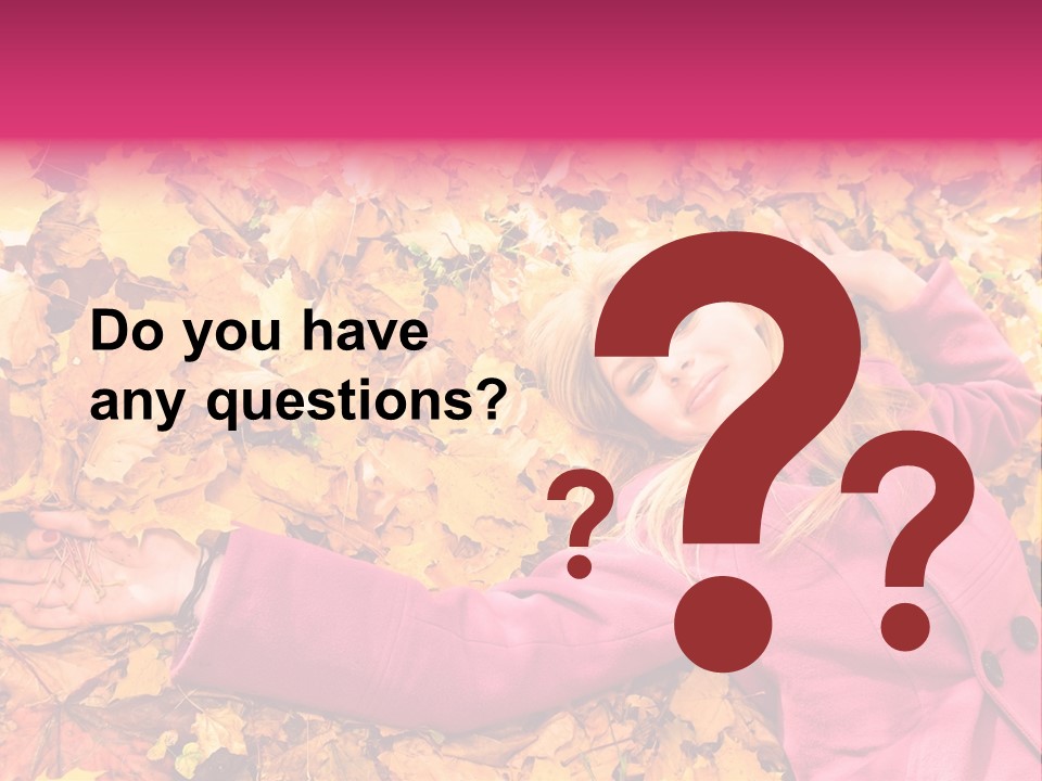 Girl Ground Closeup PowerPoint Template