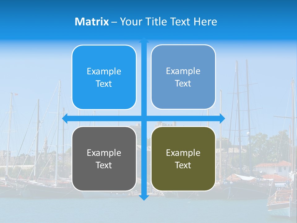 Place Yachting Coastline PowerPoint Template