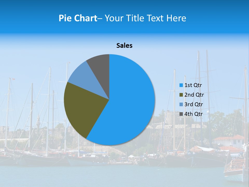 Place Yachting Coastline PowerPoint Template