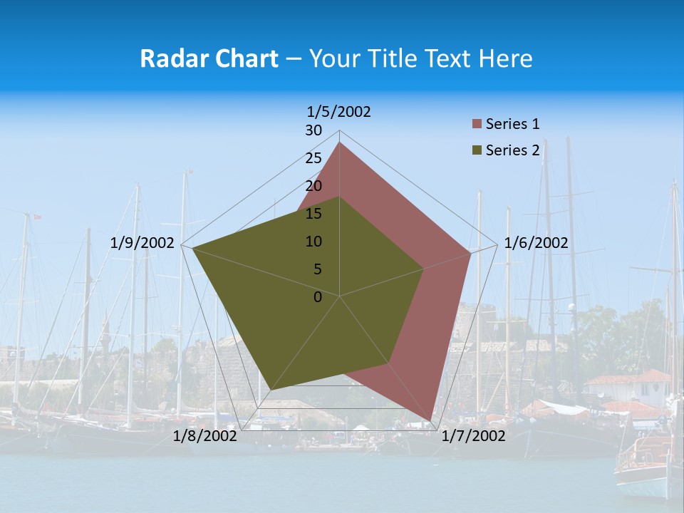 Place Yachting Coastline PowerPoint Template