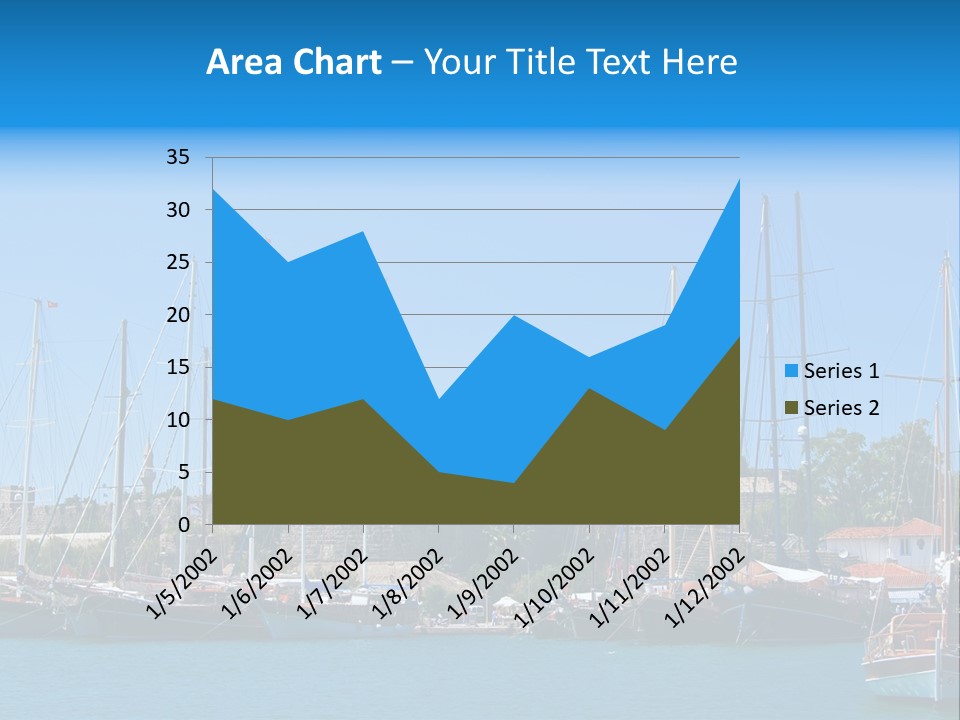 Place Yachting Coastline PowerPoint Template
