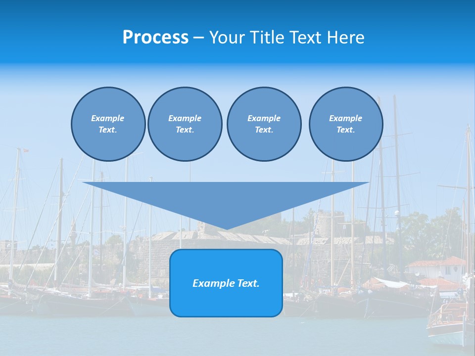 Place Yachting Coastline PowerPoint Template