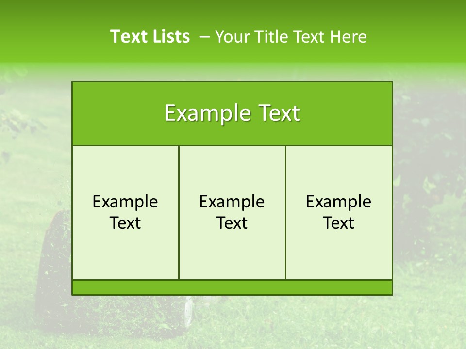 Mowing Cutter Red PowerPoint Template