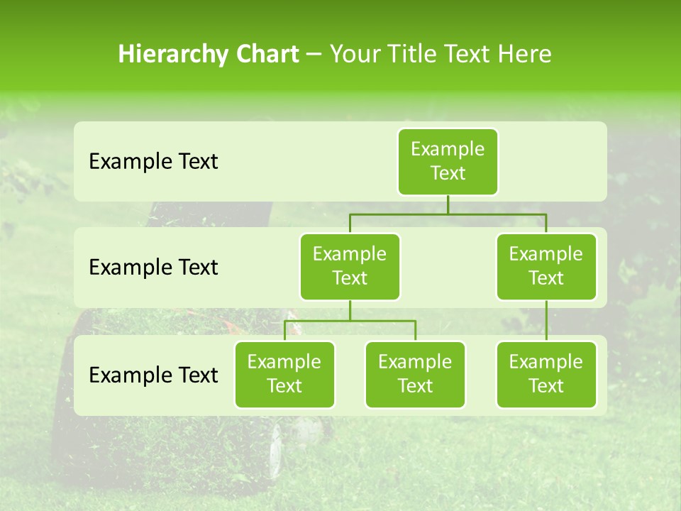 Mowing Cutter Red PowerPoint Template