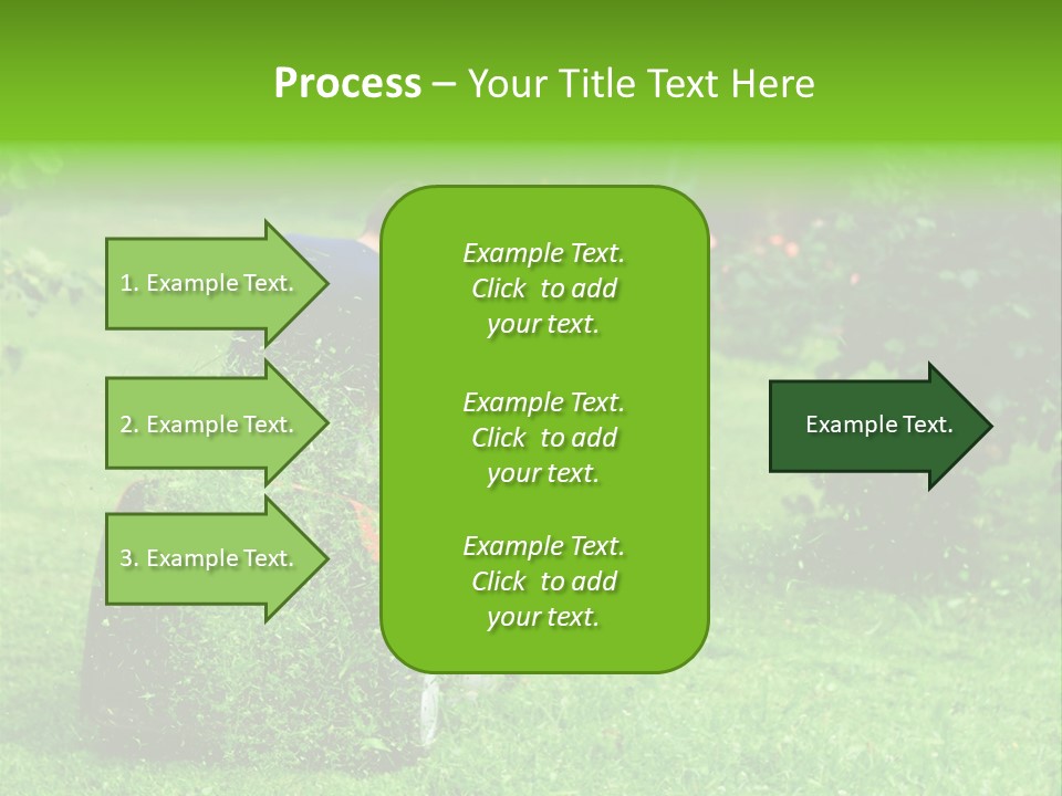 Mowing Cutter Red PowerPoint Template