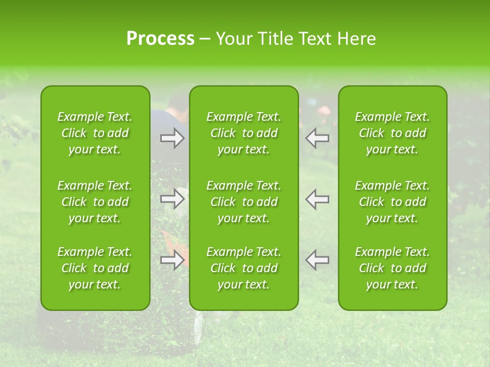 Mowing Cutter Red PowerPoint Template
