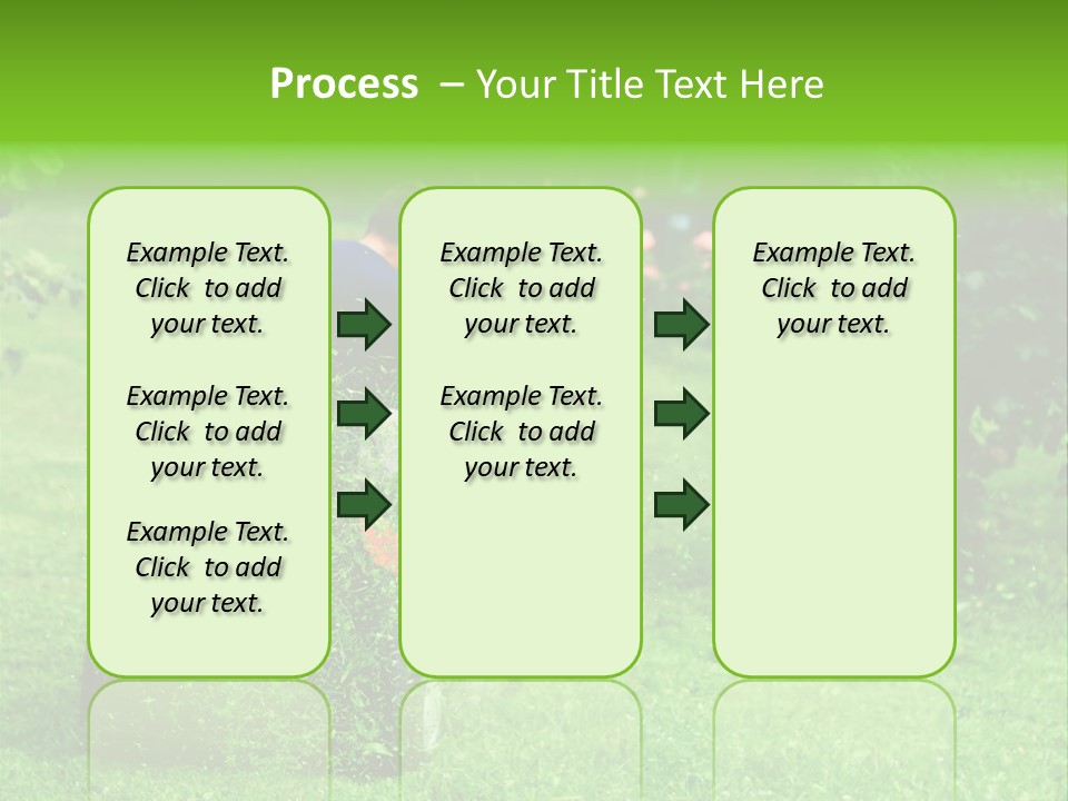 Mowing Cutter Red PowerPoint Template
