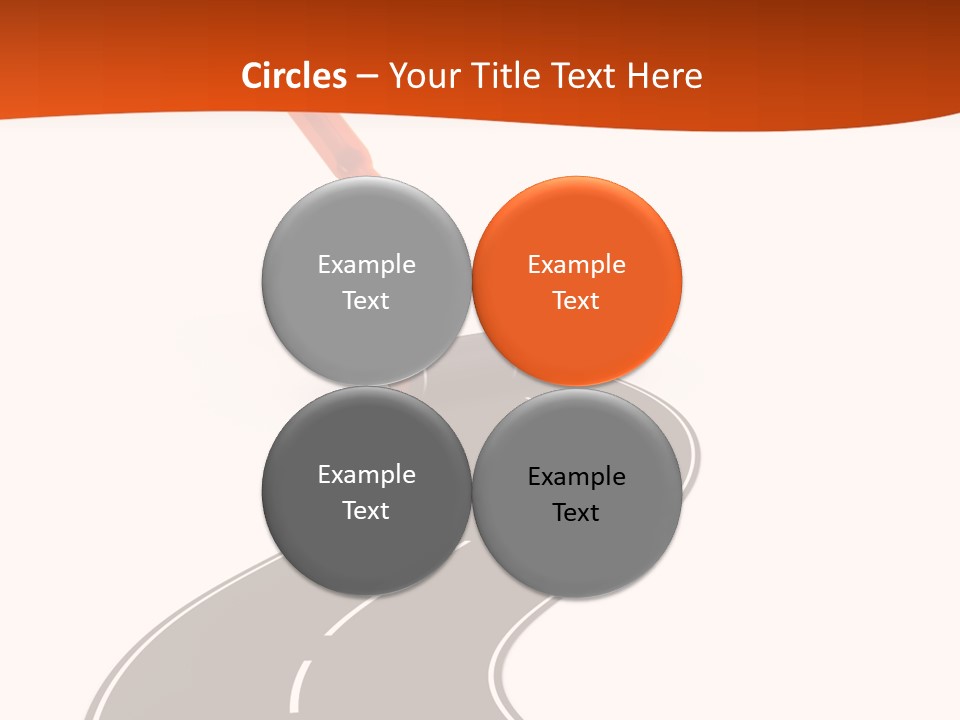 Bend Brush Blank PowerPoint Template