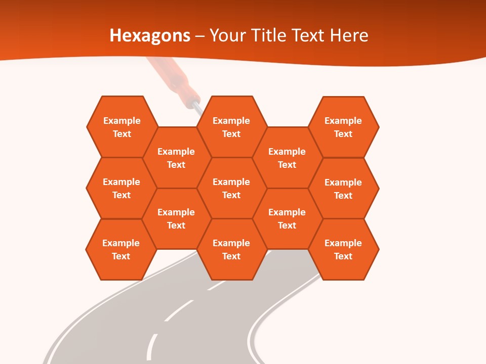 Bend Brush Blank PowerPoint Template