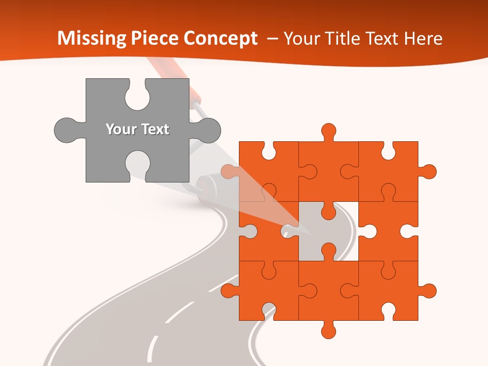 Bend Brush Blank PowerPoint Template