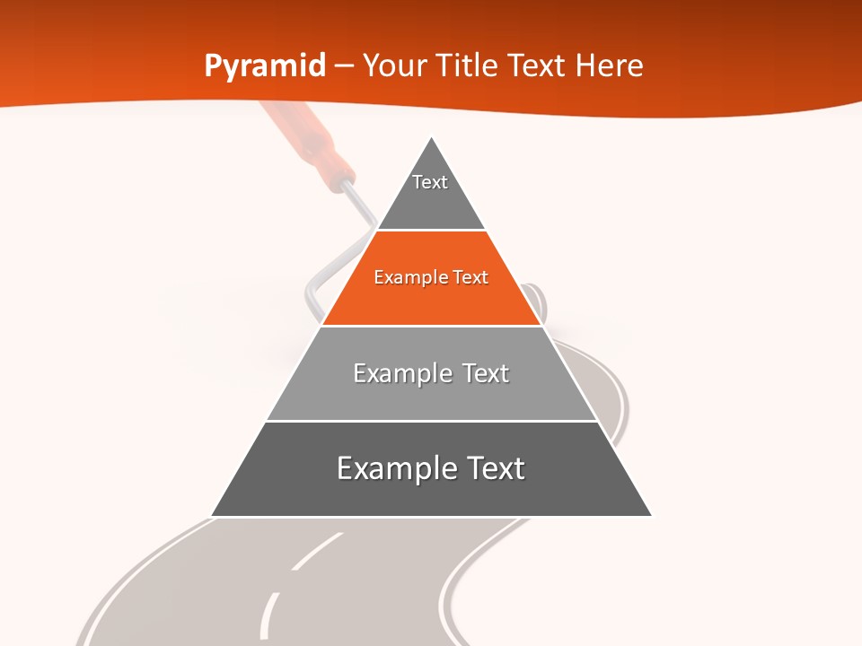 Bend Brush Blank PowerPoint Template