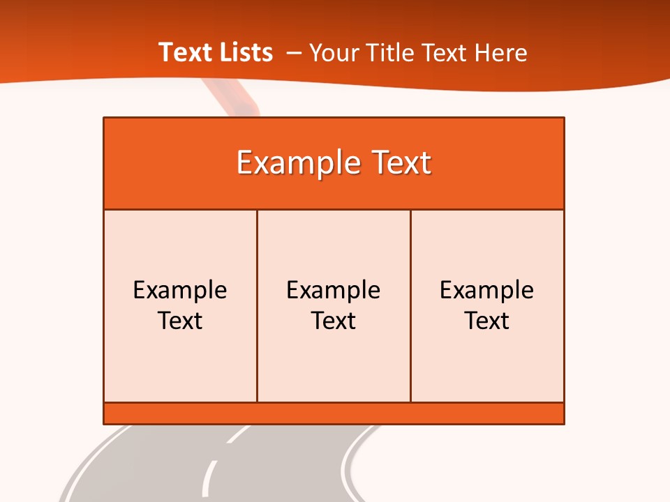 Bend Brush Blank PowerPoint Template