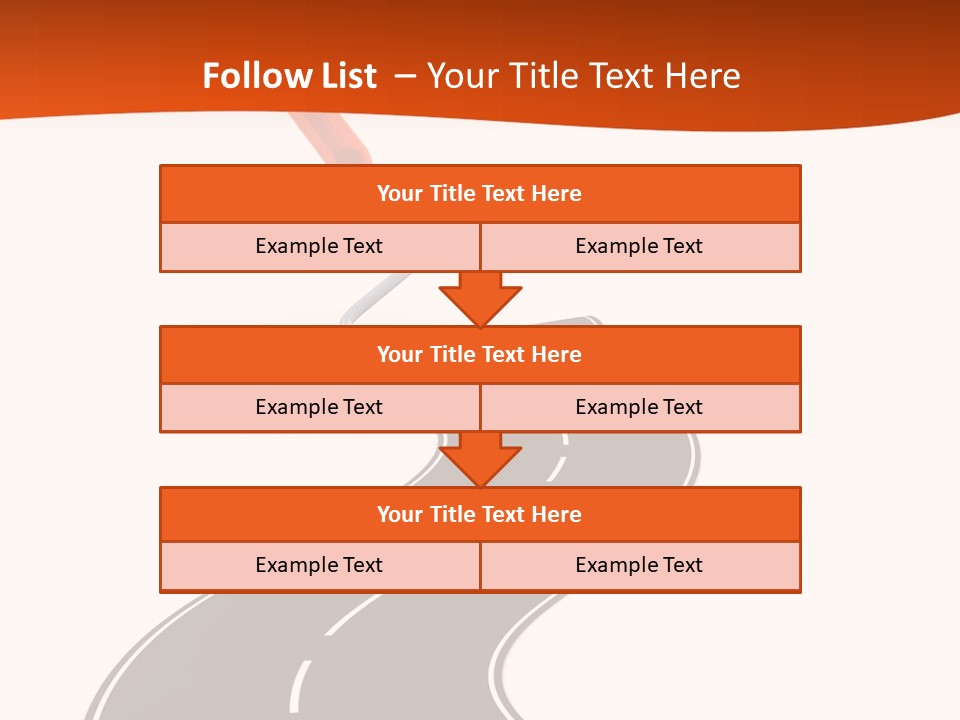 Bend Brush Blank PowerPoint Template