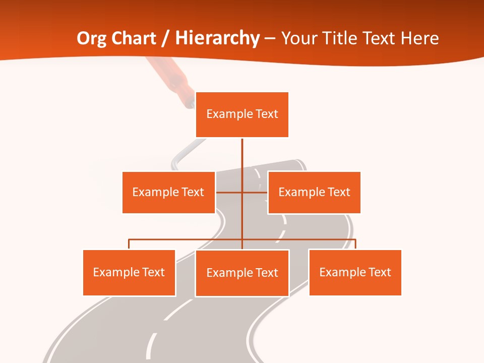 Bend Brush Blank PowerPoint Template