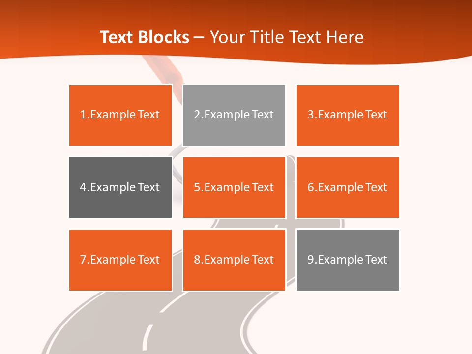 Bend Brush Blank PowerPoint Template