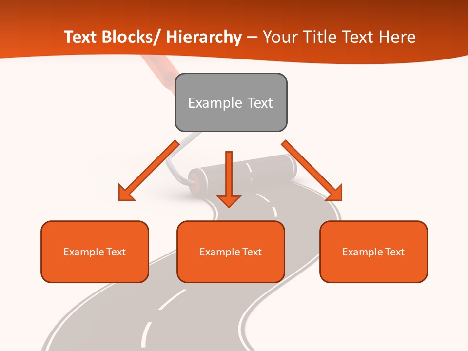 Bend Brush Blank PowerPoint Template