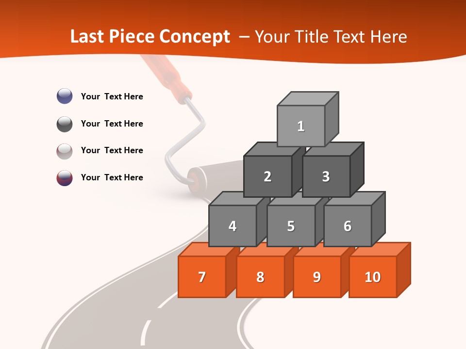 Bend Brush Blank PowerPoint Template