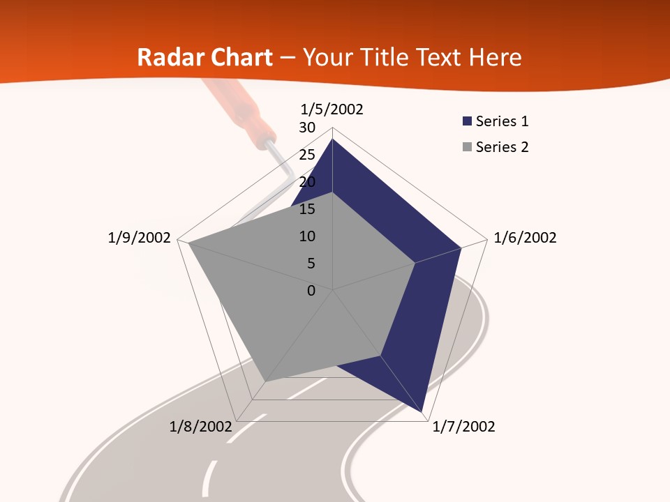 Bend Brush Blank PowerPoint Template