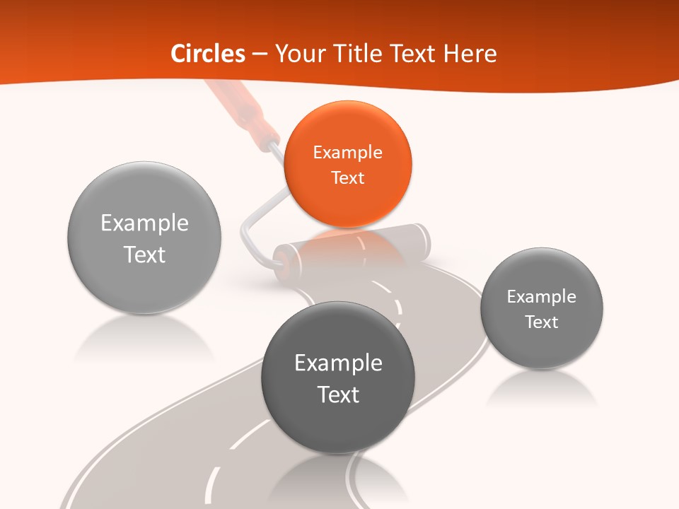 Bend Brush Blank PowerPoint Template