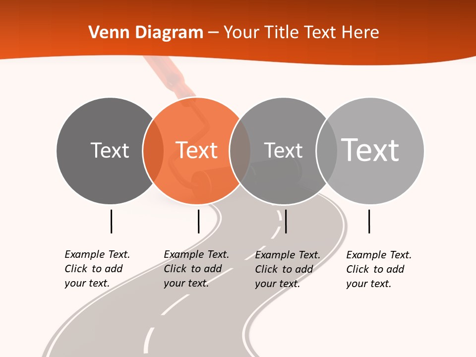 Bend Brush Blank PowerPoint Template
