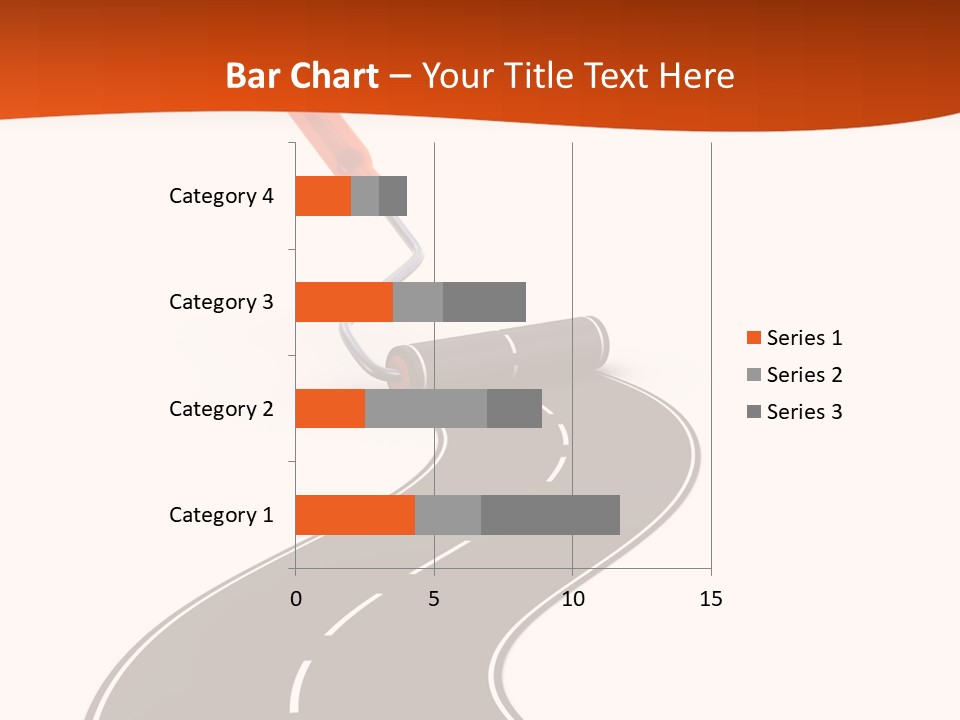 Bend Brush Blank PowerPoint Template