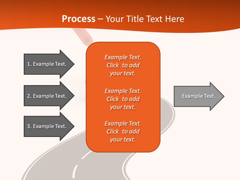 Bend Brush Blank PowerPoint Template