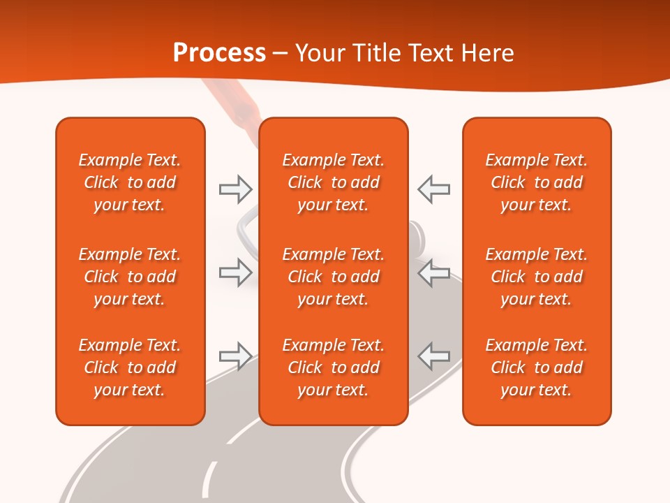 Bend Brush Blank PowerPoint Template