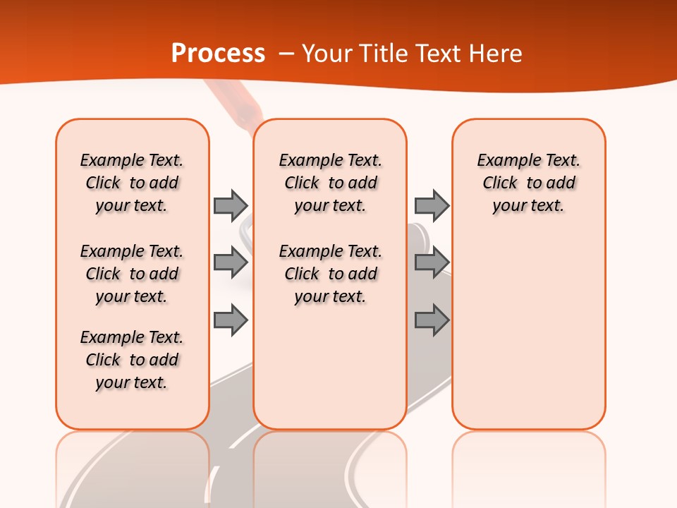 Bend Brush Blank PowerPoint Template