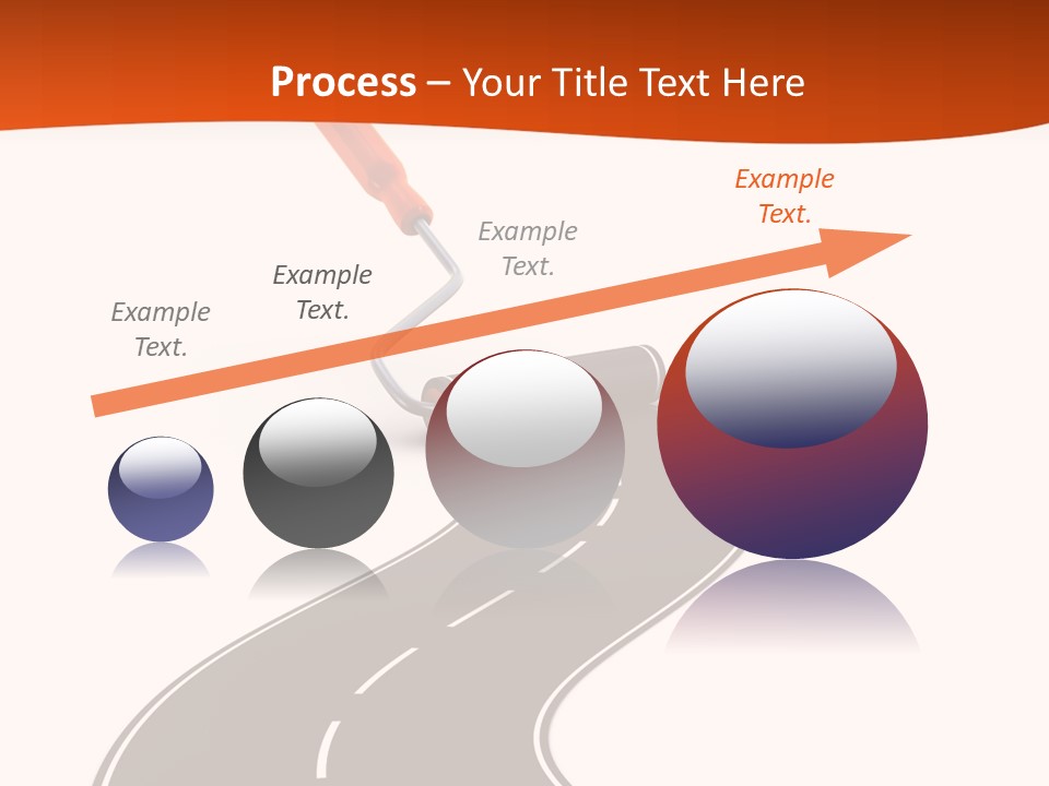 Bend Brush Blank PowerPoint Template