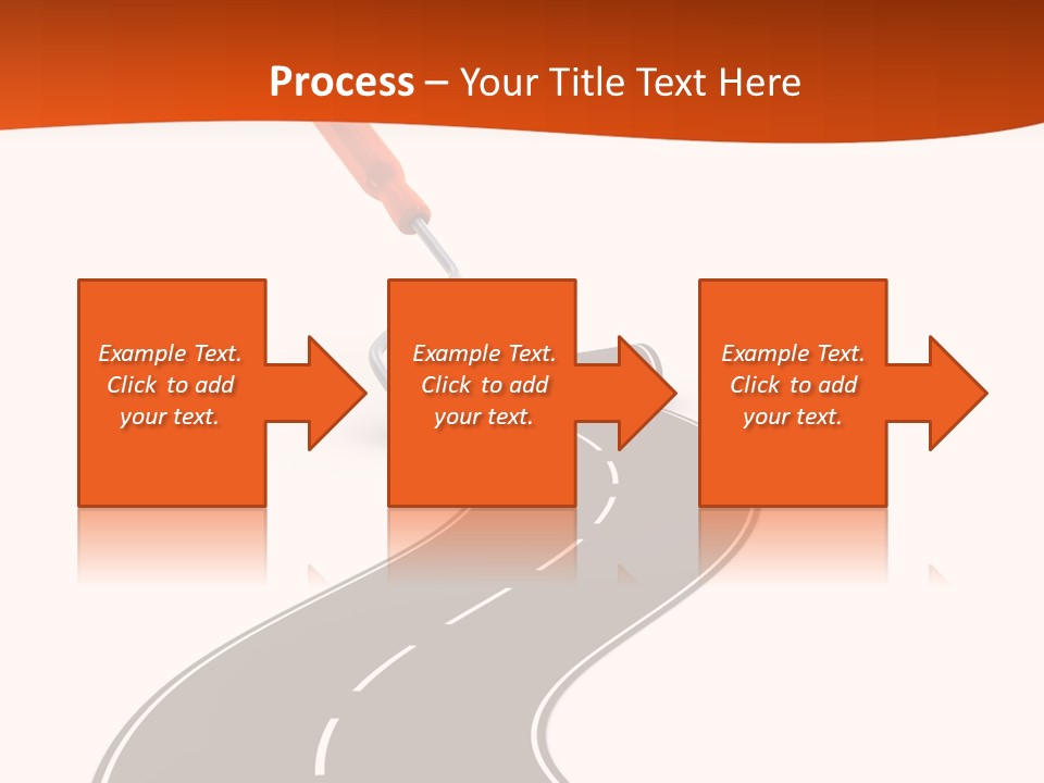 Bend Brush Blank PowerPoint Template
