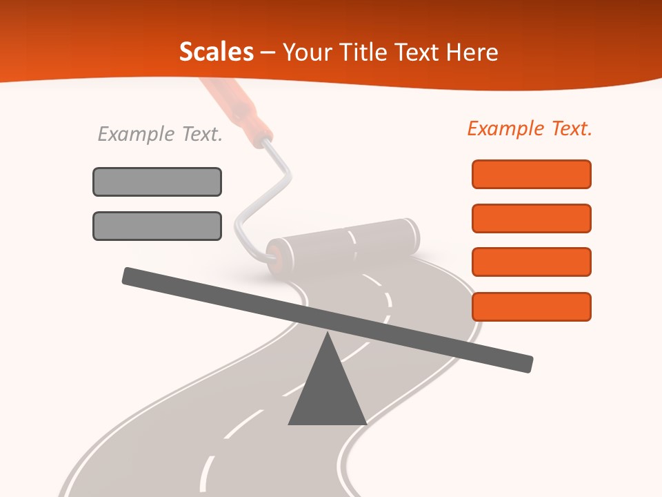 Bend Brush Blank PowerPoint Template