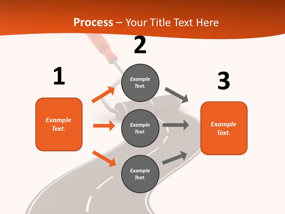 Bend Brush Blank PowerPoint Template