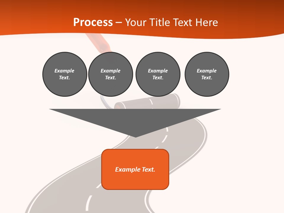 Bend Brush Blank PowerPoint Template