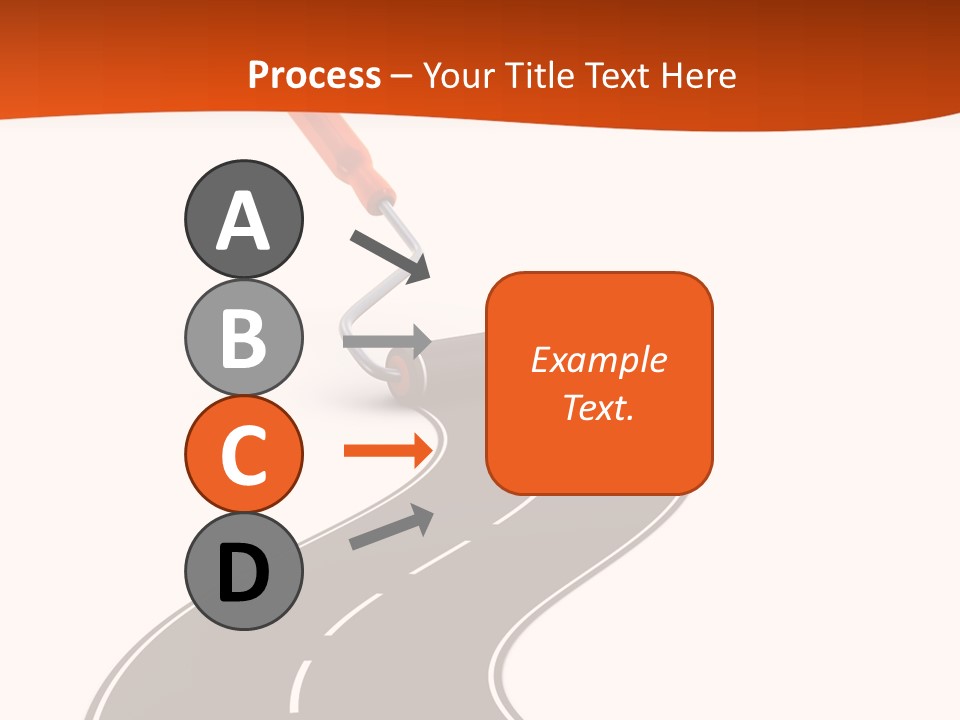 Bend Brush Blank PowerPoint Template