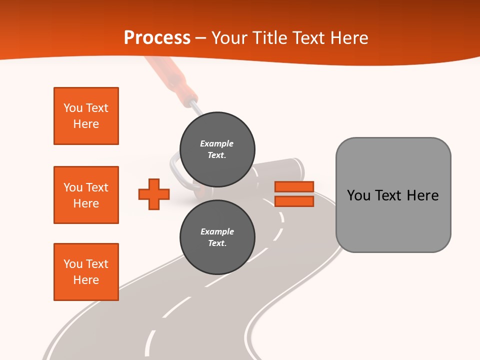 Bend Brush Blank PowerPoint Template