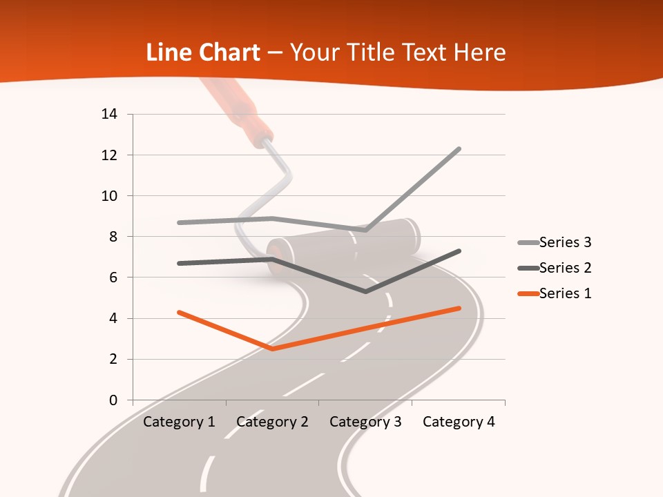 Bend Brush Blank PowerPoint Template