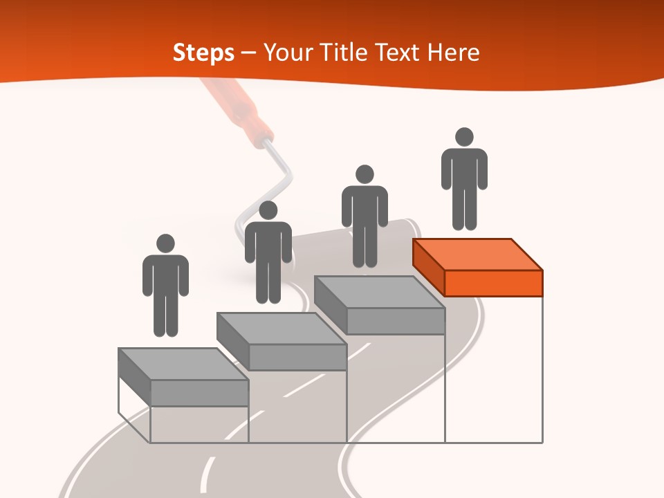 Bend Brush Blank PowerPoint Template