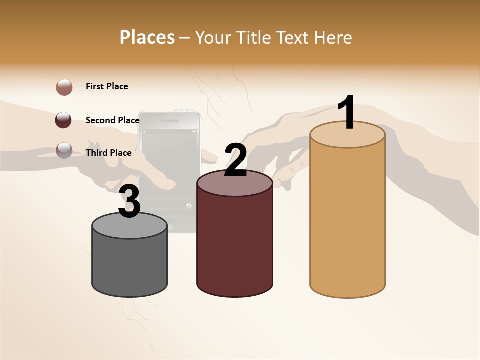 Hold Cell Divine PowerPoint Template