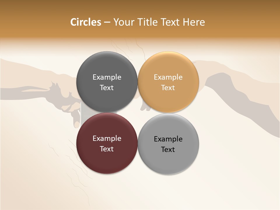 Hold Cell Divine PowerPoint Template