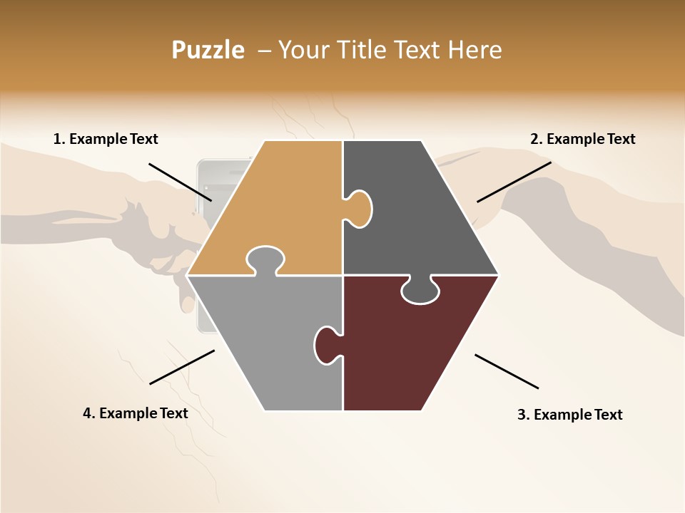 Hold Cell Divine PowerPoint Template