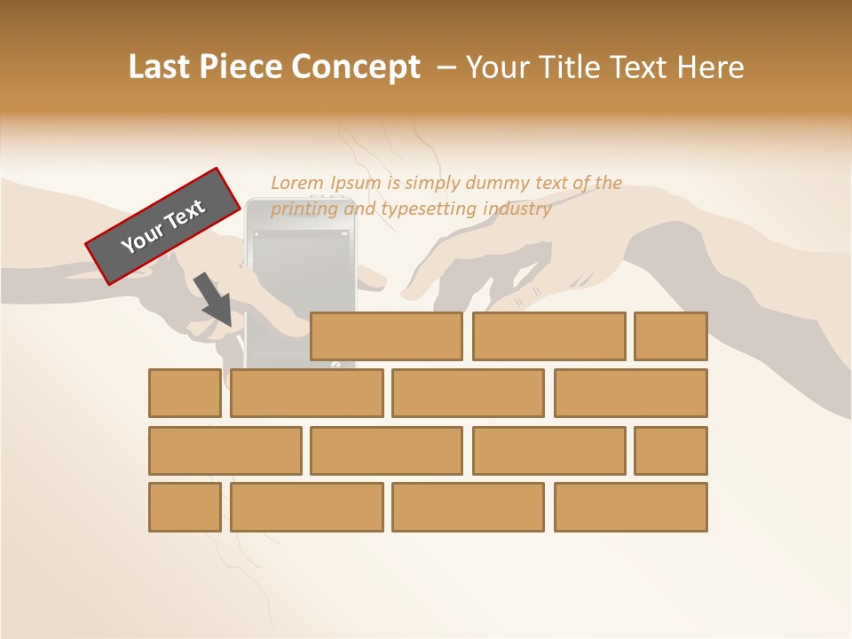 Hold Cell Divine PowerPoint Template