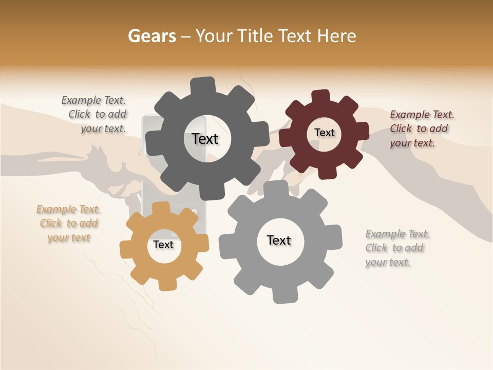 Hold Cell Divine PowerPoint Template