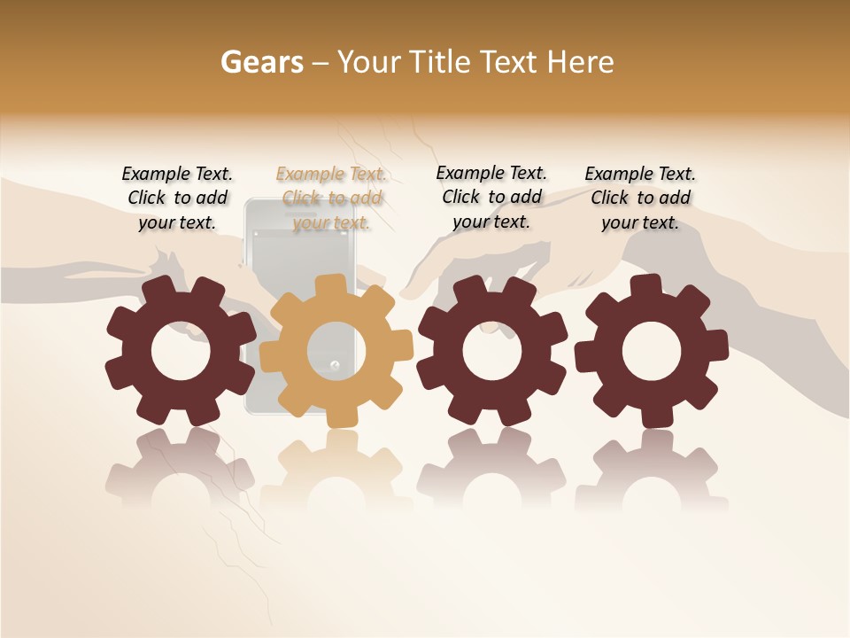 Hold Cell Divine PowerPoint Template