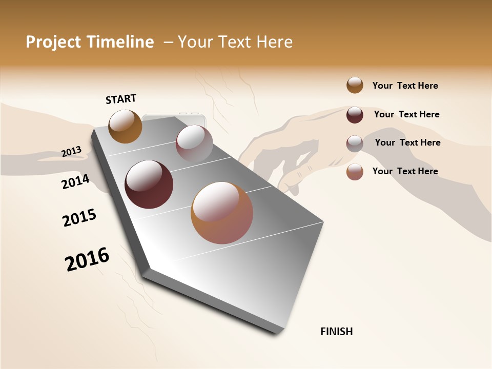 Hold Cell Divine PowerPoint Template