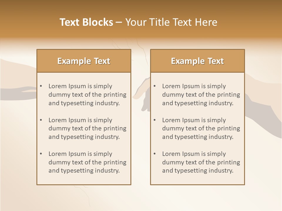Hold Cell Divine PowerPoint Template