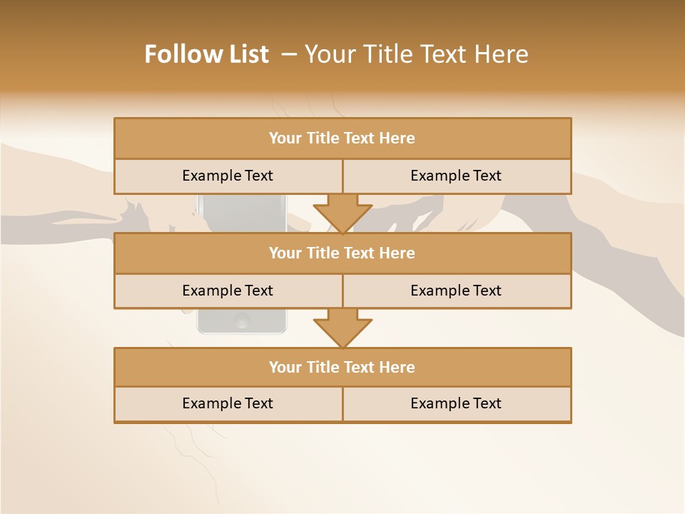 Hold Cell Divine PowerPoint Template