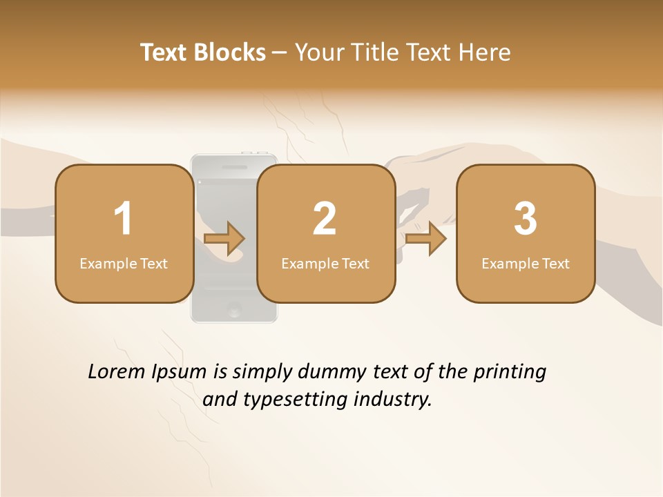 Hold Cell Divine PowerPoint Template