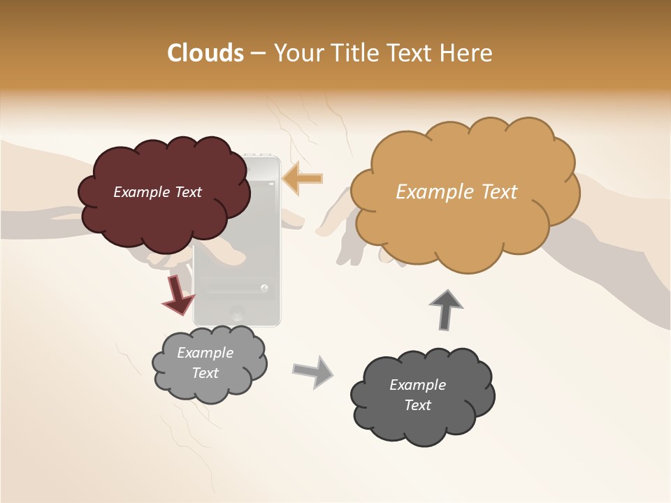 Hold Cell Divine PowerPoint Template