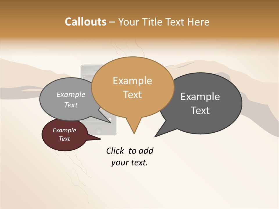 Hold Cell Divine PowerPoint Template